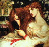 Lady Lilith, af Dante Gabriel Rossetti.