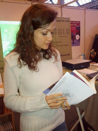 Jannie Solaas p&aring; Bogforum 2012