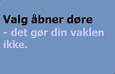 Valg &aring;bner d&oslash;re (billede)