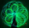 Poi circles, af Hendrik Kueck.